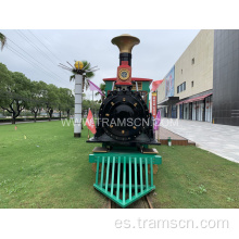 Tren de pista eléctrica para personas trenes de diversión.